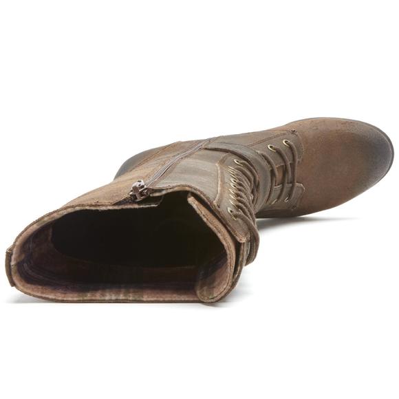 NEW ROCKPORT women's anisa tall lace up boot in tan